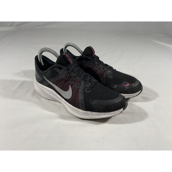 Nike Shoes Womens Nike Quest 4 Running Shoes In Black White Size 8